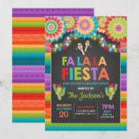Fiesta de vacaciones Invitación Fa La Fiesta
