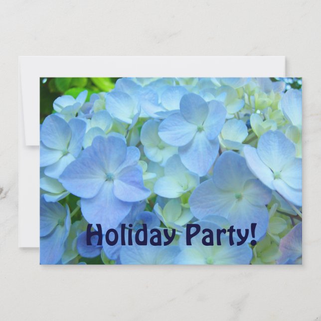 Fiesta de vacaciones! Invitaciones Flores de Horte (Anverso)