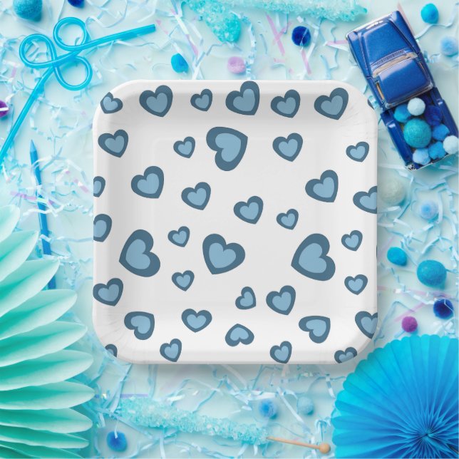 FIESTA DE VÁLVULA DE AMOR CON PLATOS DE PAPEL DE C (Fiesta)