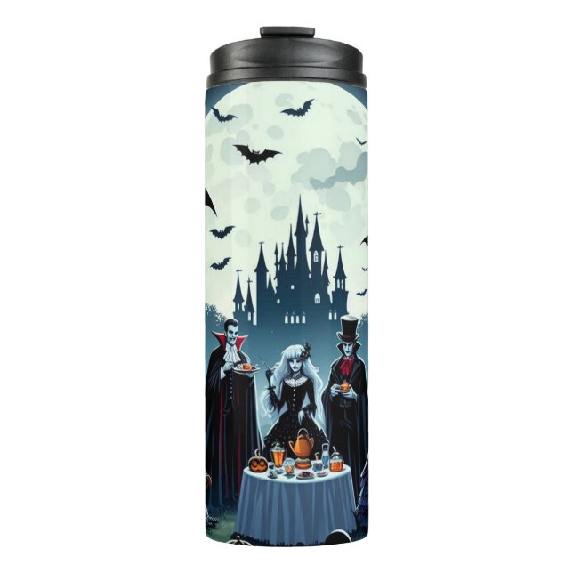 Fiesta de vampiros Halloween Termo Taza (Anverso)