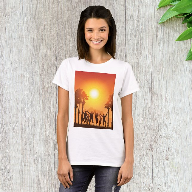 Fiesta de verano bailando camiseta de mujeres (Subido por el creador)