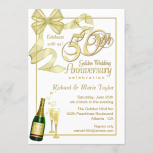Fiesta del 50º Aniversario - Invitaciones de Ofert