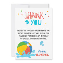 Fiesta del billar Cumpleaños Chica Gracias tarjeta