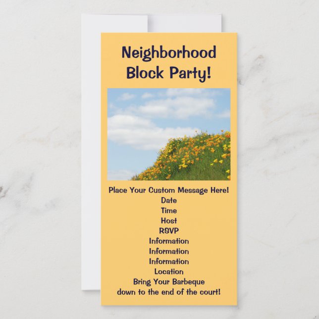 ¡Fiesta del Bloque de Vecindad! Barbeques de los F (Anverso)