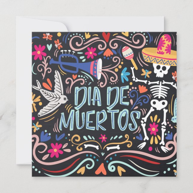 Fiesta del Día de los Muertos | Invitación (Anverso)