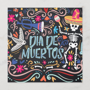 Fiesta del Día de los Muertos   Invitación