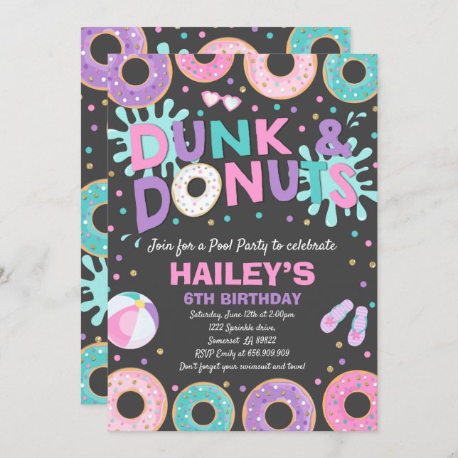 Fiesta Del Grupo De Invitación A La Fiesta De Bill (Anverso / Reverso)