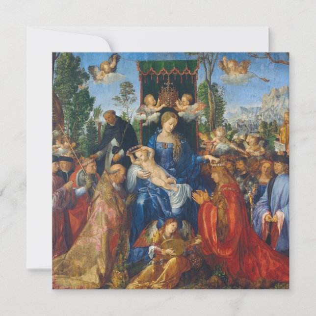 Fiesta del Rosario - Albrecht Dürer, 1506 (Anverso)