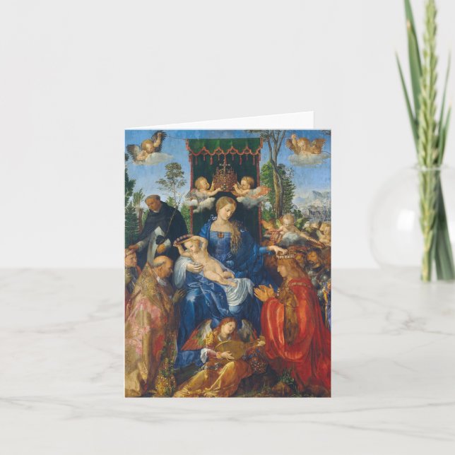 Fiesta del Rosario - Albrecht Dürer, 1506 (Anverso)