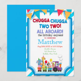 Fiesta del segundo cumpleaños del tren colorido