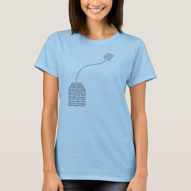 Fiesta del té - camisa de la bolsita de té de los (Anverso)