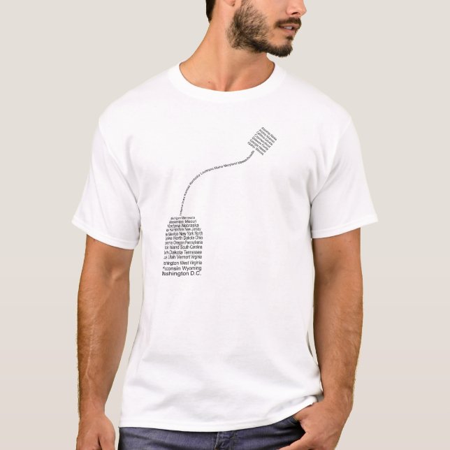 Fiesta del té - camisa de la bolsita de té de los (Anverso)