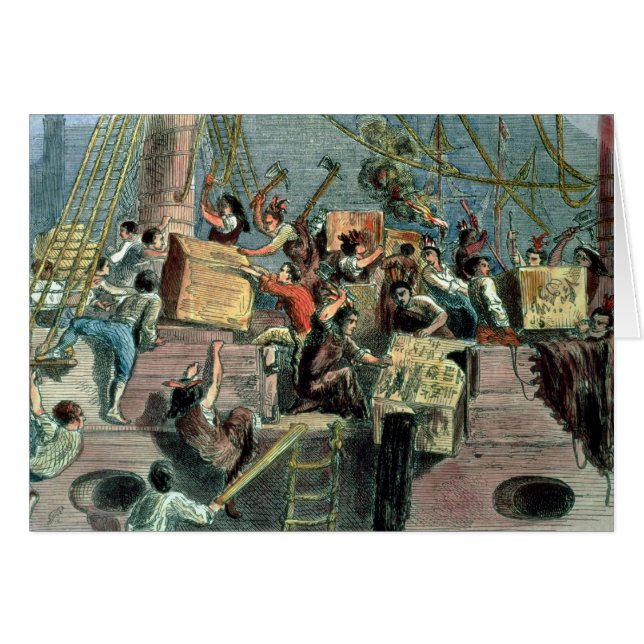 Fiesta del té de Boston, el 16 de diciembre de (Anverso (Horizontal))