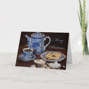 Fiesta del té de las Felices Navidad