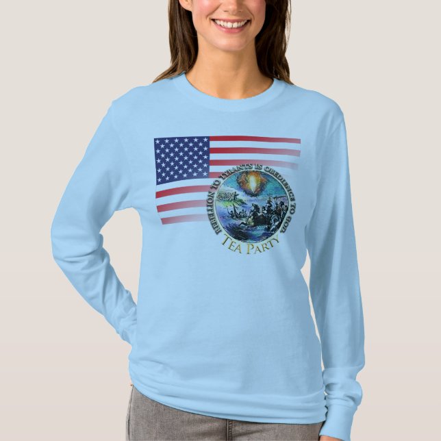 Fiesta del té - Rebelión contra las camisetas de l (Anverso)