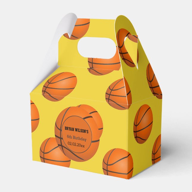 Fiesta deportivo Tema del béisbol Caja de favores  (Front Side)