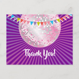 fiesta disco, purpurina, baile, fiesta tarjeta de 