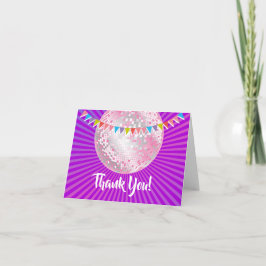 fiesta disco, purpurina, baile, fiesta tarjeta de 