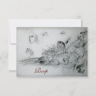 FIESTA DULCES DIECISÉIS, Monograma Plata Rsvp