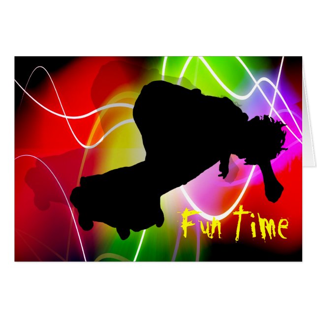 Fiesta eléctrico del Skateboarding del espectro (Anverso (Horizontal))