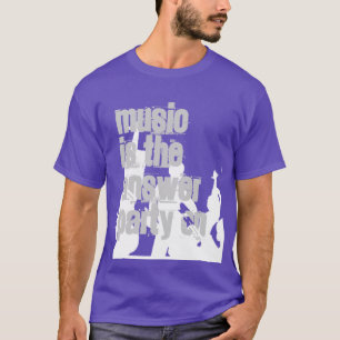 Fiesta en camiseta - La música es la respuesta - c