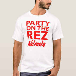 Fiesta en la camisa de Rez - de Nebraska