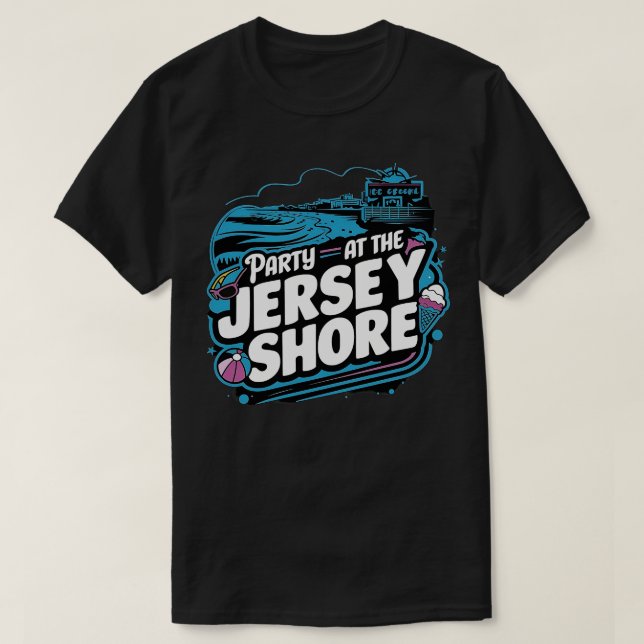 Fiesta en la costa de Jersey (Diseño del anverso)