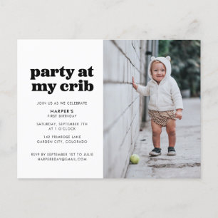 Fiesta en la invitación a la fiesta de cumpleaños