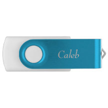 Fiesta en la piscina USB personalizado azul