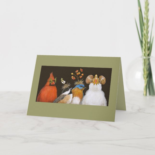 fiesta en la tarjeta Aviary (Anverso)