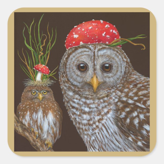 Fiesta en los pegatinas de Woods (Anverso)