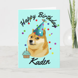 Fiesta en tarjeta de cumpleaños