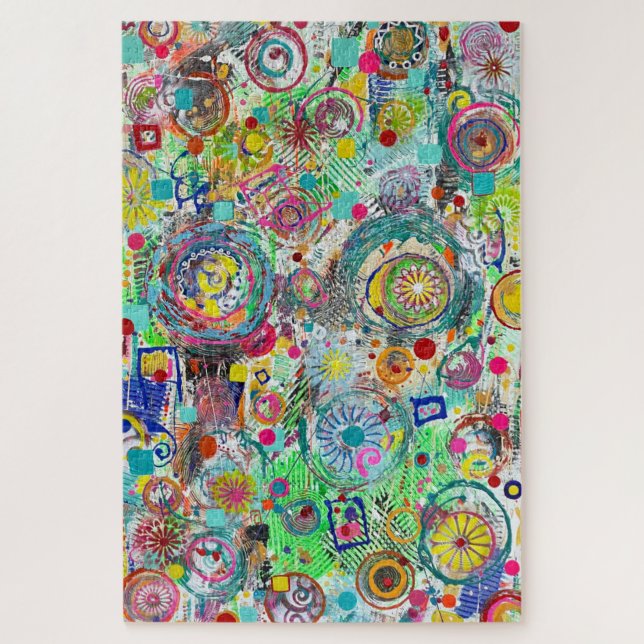 Fiesta en una caja 20 x 30 rompecabezas (Vertical)