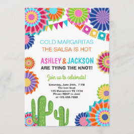 Fiesta Engagement Party Invitación Cactus Mexicano