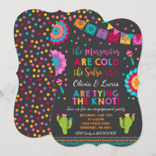 Fiesta Engagement Party Invitación Fiesta mexicano