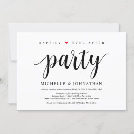fiesta feliz para siempre, invitación de boda fuga