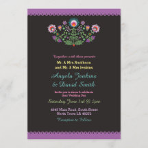 Fiesta Fiesta Boda Mexicana Invitación colorida