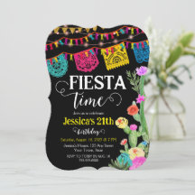 Fiesta fiesta de cumpleaños Invitación temática me