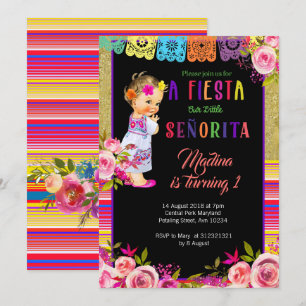 Fiesta Floral 1ª invitación de cumpleaños