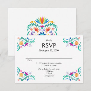 Fiesta Floral Boda Quinceañera RSVP