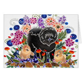 Fiesta GARDEN Chow - Tarjetas de arte de Sandra Mi