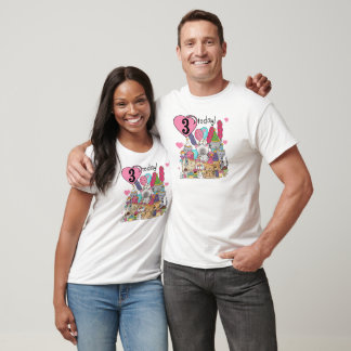 Fiesta Gatitos Tercer cumpleaños camisetas y regal