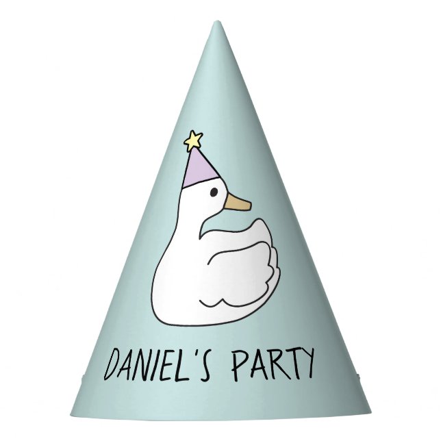 Fiesta Gorro de papel con pato (Anverso)