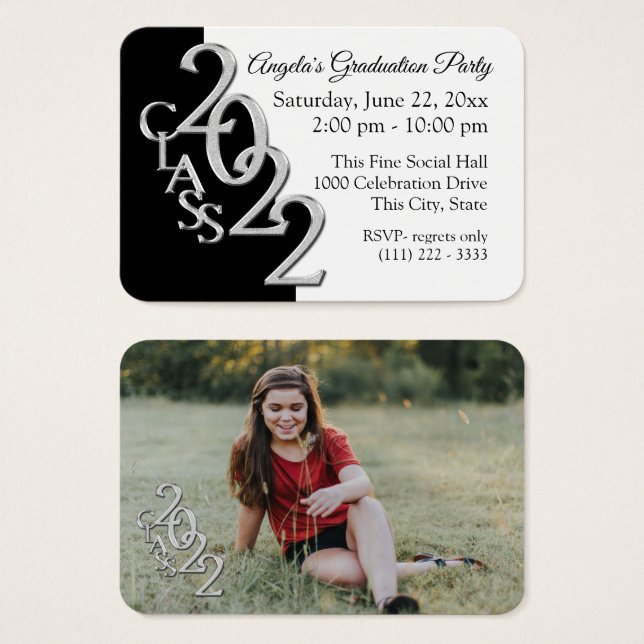 Fiesta Grad Mini Pocket Photo Insert Card 2022 (Anverso y reverso)