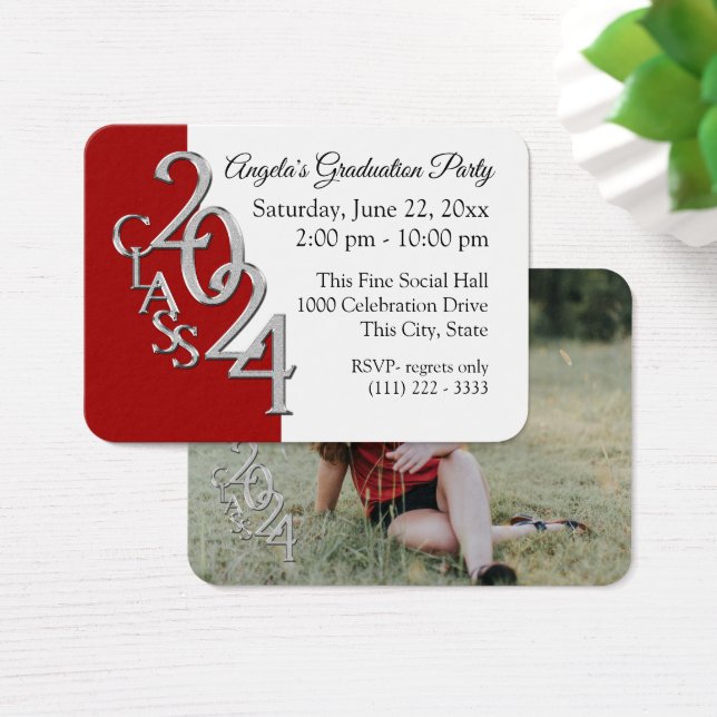 Fiesta Grad Mini Pocket Photo Insert Card 2024 (Escritorio)