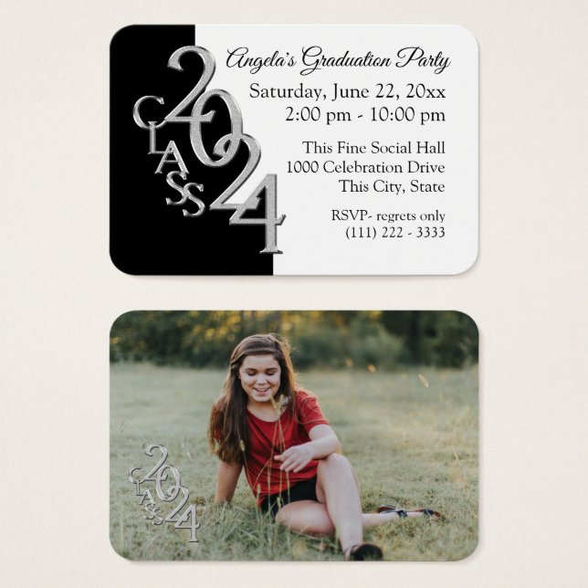 Fiesta Grad Mini Pocket Photo Insert Card 2024 (Anverso y reverso)