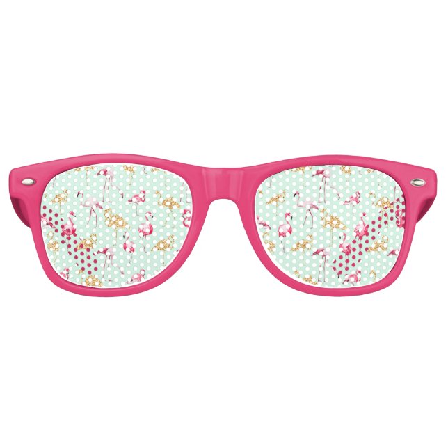 Fiesta Guay Flamingo Retro Gafas de sol (Anverso)