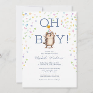 Fiesta Hedgehog es una invitación a un chico en Ba