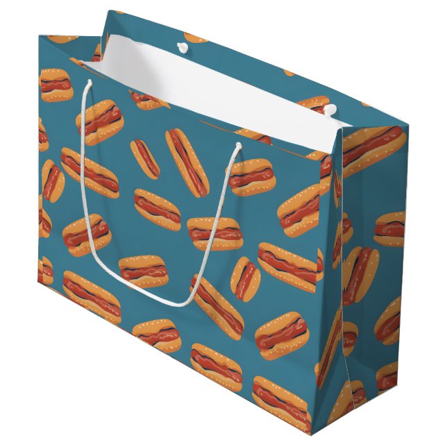 Fiesta Hotdog Bolsa de Regalo Papel de envolvimien (Angulo Anverso)