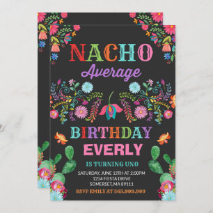 Fiesta Invitación al cumpleaños Nacho Fiesta prome